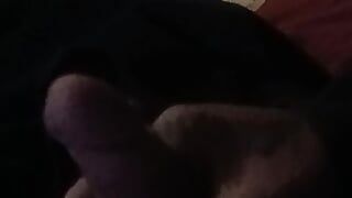 Playing with a hard cock dreaming of daddies cock