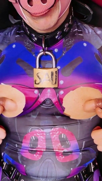 Unforgettable moment from "Nipple Pump  PIG Slut Whore"