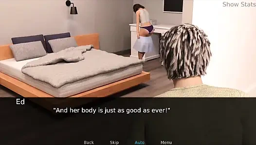 Ateşli evli kadın: Merry ve Jenny dışarı çıktı