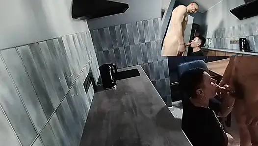 Helen & Johnny: Morning Seduction in the Kitchen and Sofa