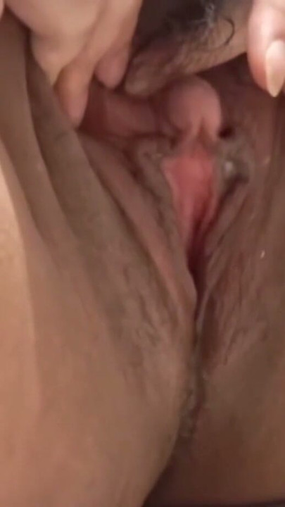Edging huge swollen clit so close to cumming | Clip 1