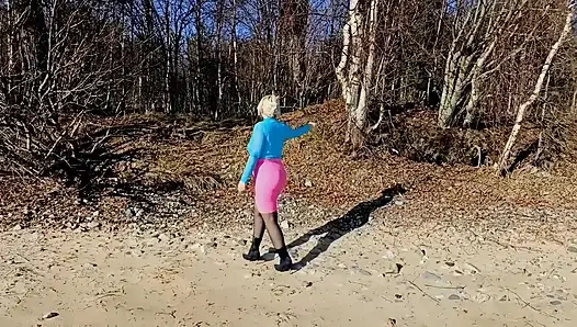 Sexy outfit for spring walk