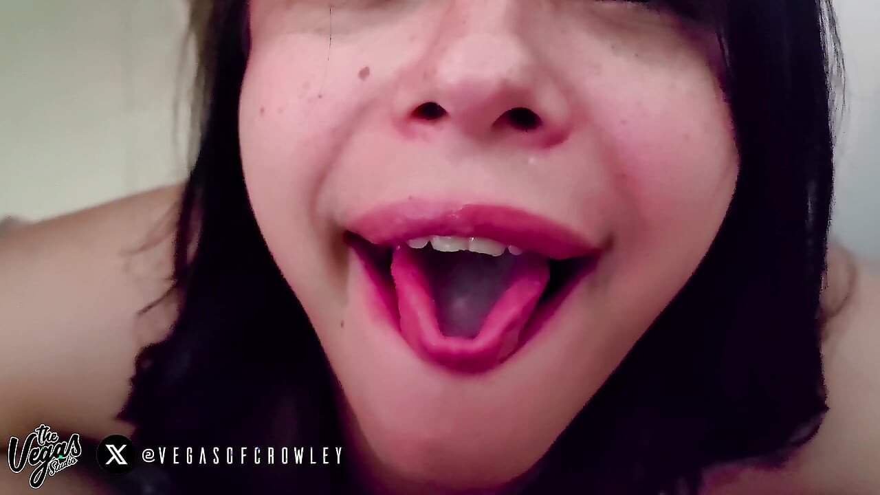 Sneaky Blowjob in the Studio - Deepthroat, Saliva and Big Tits in a See-through Dress - Selena Vega