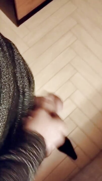 The little dick of the faggot horny
