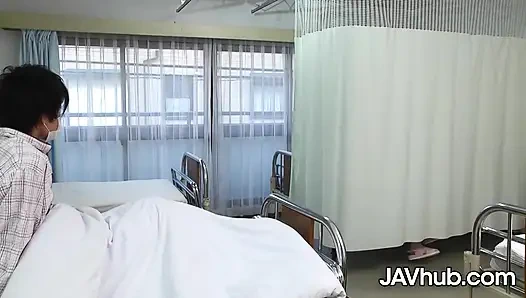 Sexy Nurse Maria Rides big Cock to Heal Her Patients