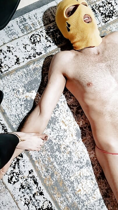 Disobedient Slave Punished with Brutal CBT and Trampling