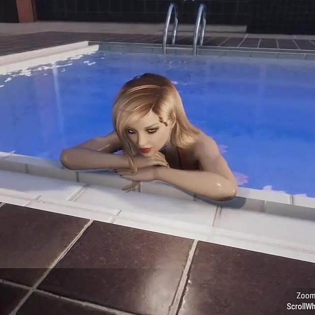 War and Roses - Part 5 - Babe at the Pool by Loveskysan69