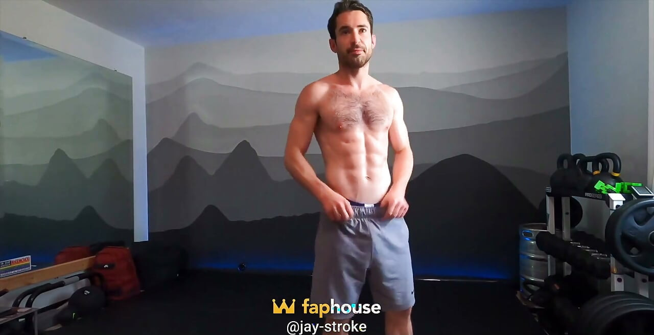 Watch Me Strip, Flex, and Slap My Cock Until I Cum Again