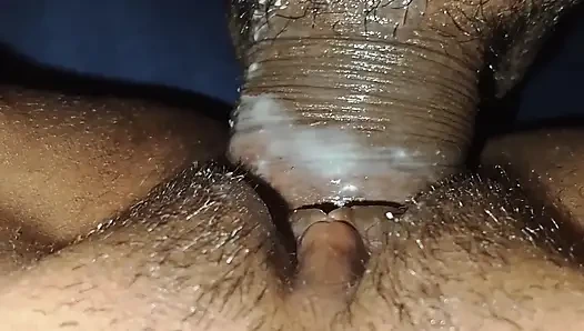 Cuming on girlfriends ass