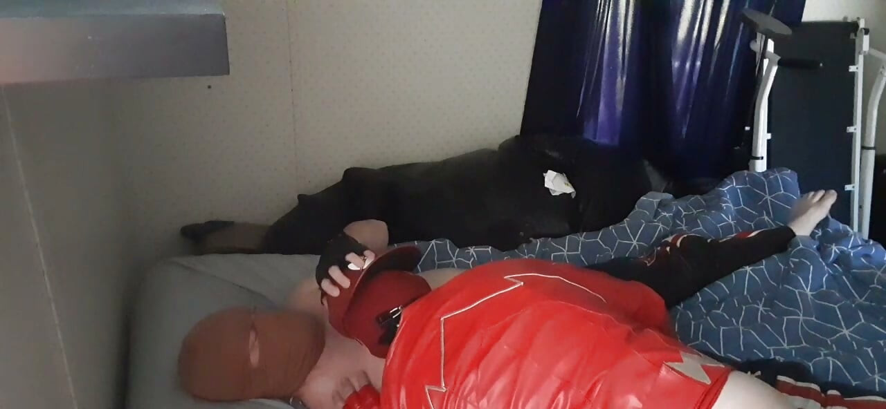 Halloween party biker blowjob