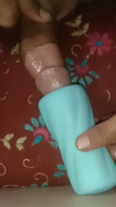 Testing My New Male Sex Toy Stroker | Clip 1