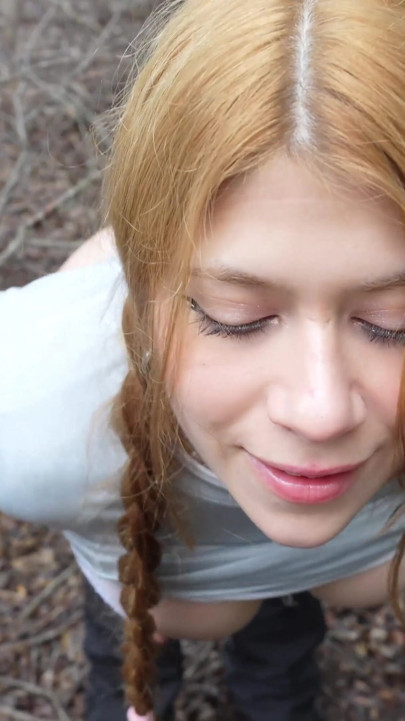 Girl lost in the woods finds a ranger who fucks her tight pussy - Coraljade | Clip 1
