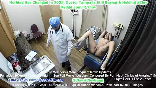 $CLOV Latina Lesbian Stefania Mafra Gets Conversion Therapy From Doctor Tampa & Nurse Lenna Lux To Help Straighten Out!