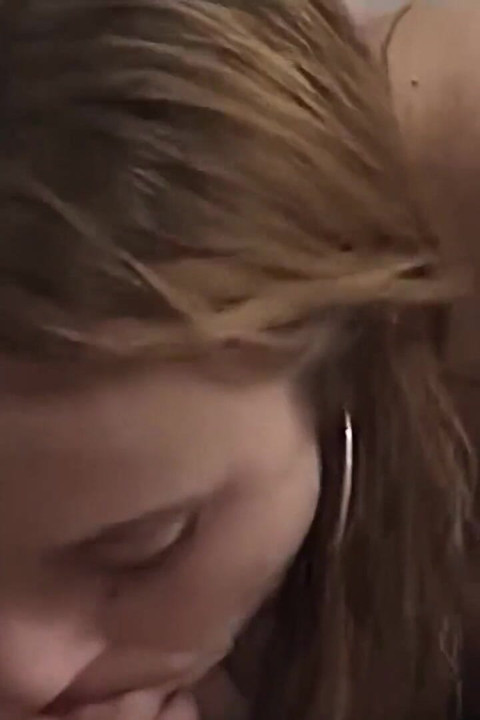 Redhead Sucks Cock and Takes Huge Facial Cumshot