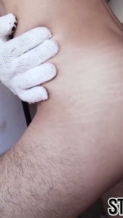 First timer straight Latino stuffed with hard and hairy dick | Clip 2