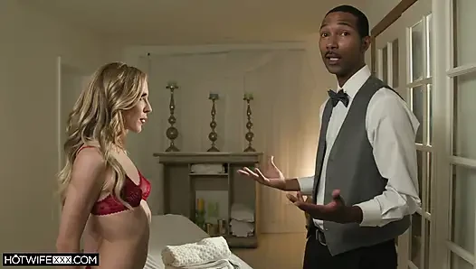 Aiden ist alles für ihren BBC gesetzt
