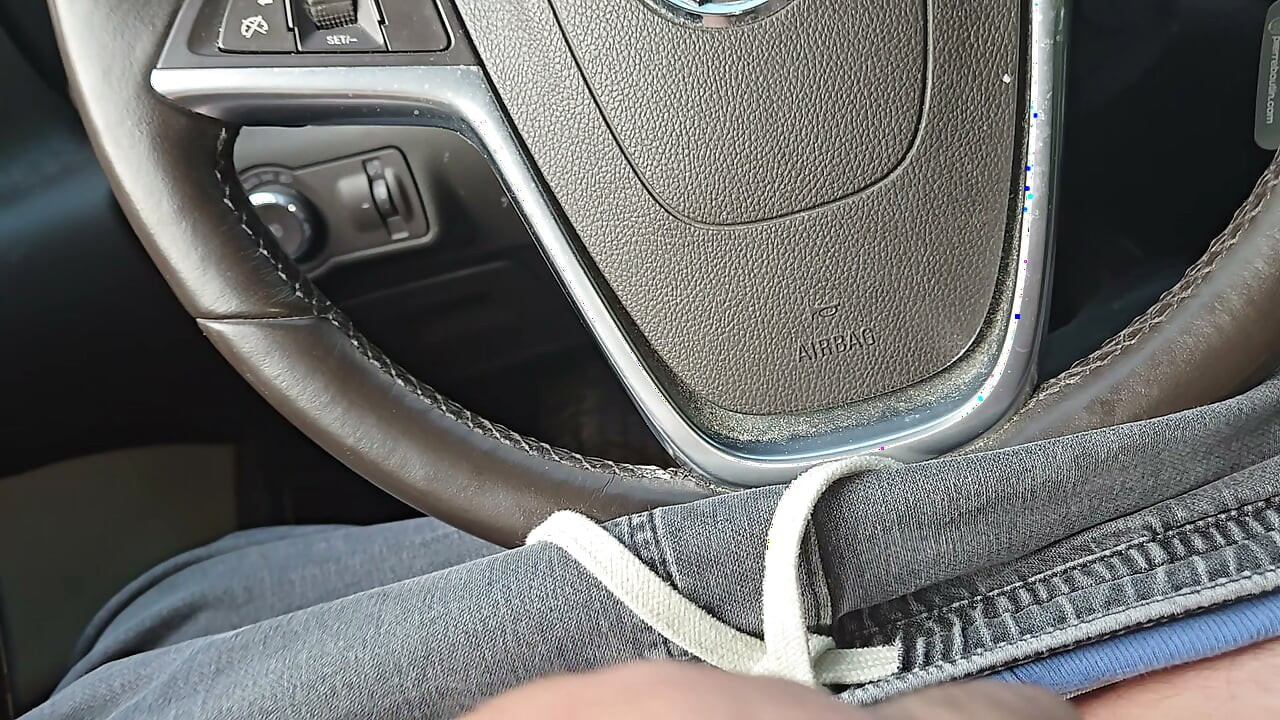 Cumshot in my car