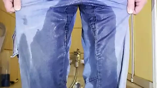 wetting jeans