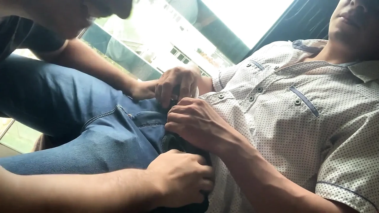 On the Rooftop Receiving a Blowjob