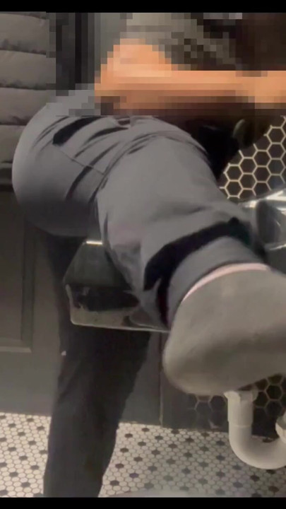 These Bathrooms Are OUT OF Order But IM HORNY So I Locked Myself In! | Clip 1