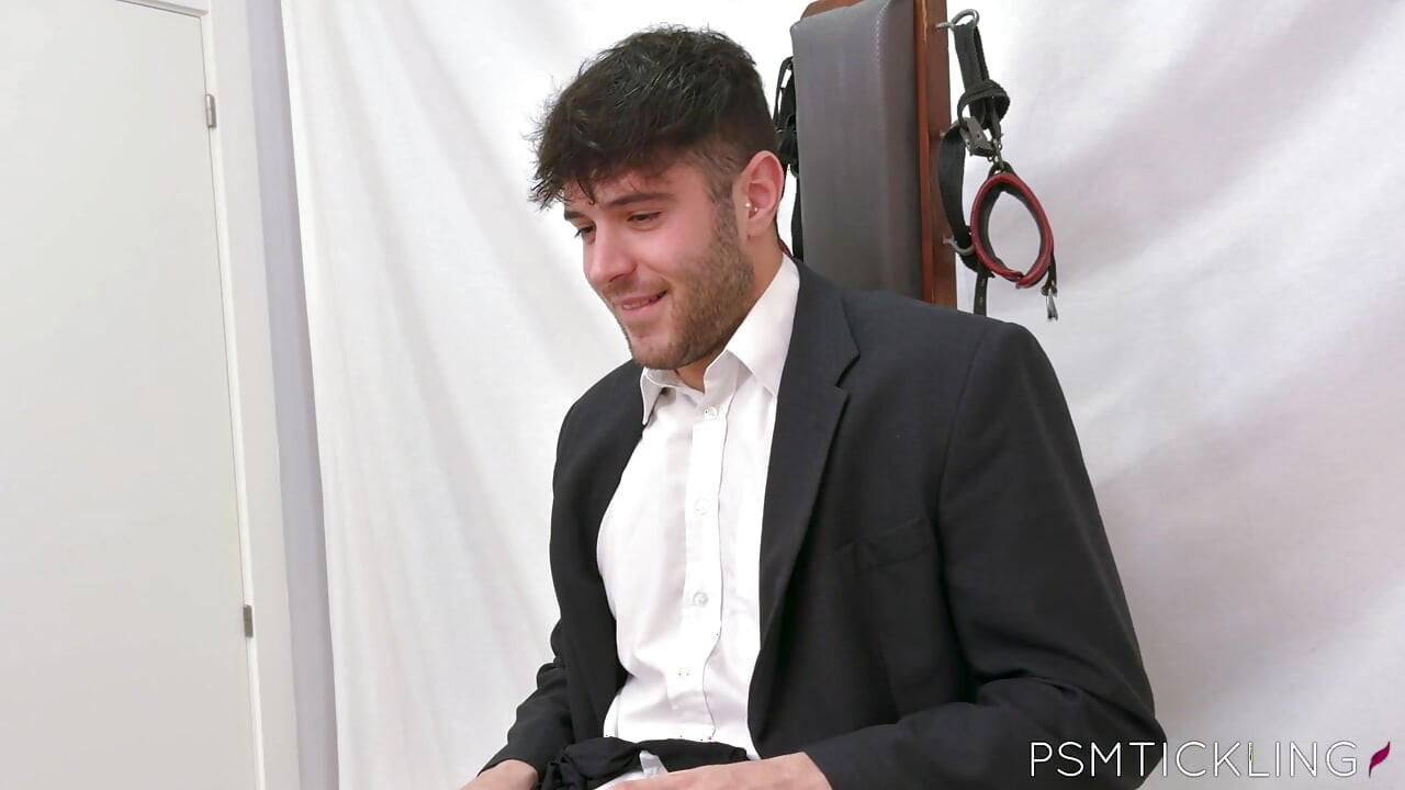 PSMTickling - Straight Guy Fer Gets Secured In The Stocks For Helpless Tickling