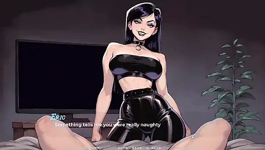 My New Girlfriend Taboo Hentai Game Ep.42 My Topless GF Tease the Bar Crowd!