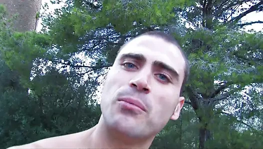 Fisting and fucking hard in the open