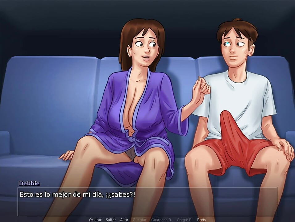 Stepmom confesses to me that she gets wet every time she sees me, so things happened between us - summertime saga
