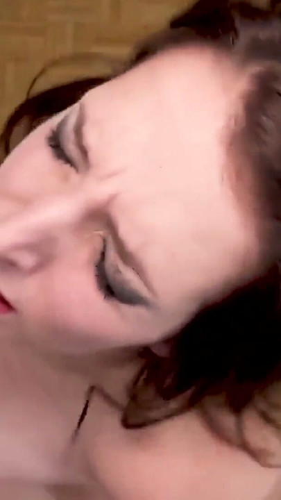 Rough sex, slapping and a nasty cumshot for posh brunette | Clip 1