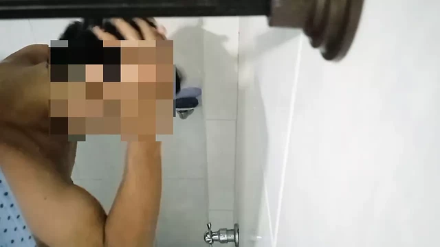 Camera in my friend's bathroom #2