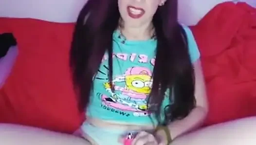 Aksi hot lesbian pertama shyfxx untuk penggemarku!