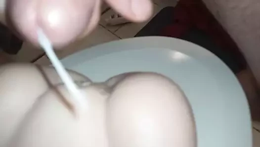 Pembe horoz yüzük büyük cumshot eğlence