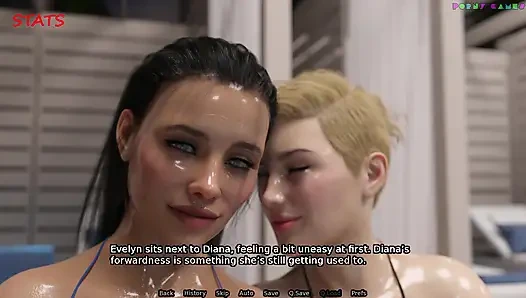 Обожаемый брак Simbaclaw - блондинка жена получает большой черный член, сексуальная вечеринка у бассейна 5