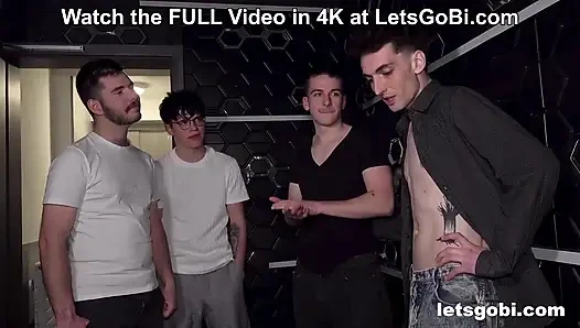 Old Strippers Made us Realize we were Bi! Group Sex at LetsGoBi