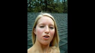 Outdoor masturbating