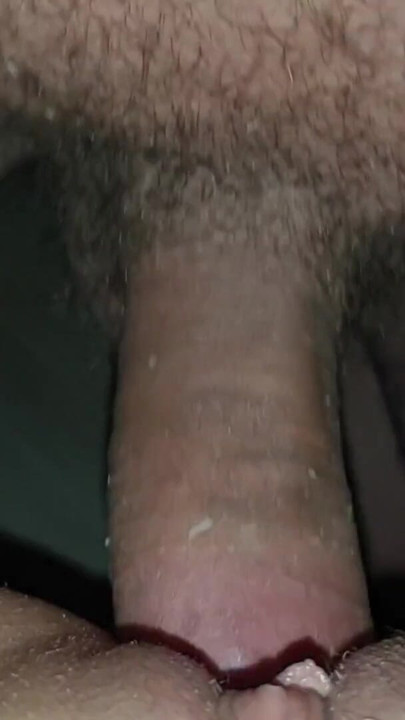 My boyfriend goes all the way in my cunt. Ice cubes and cum go into my. | Clip 2