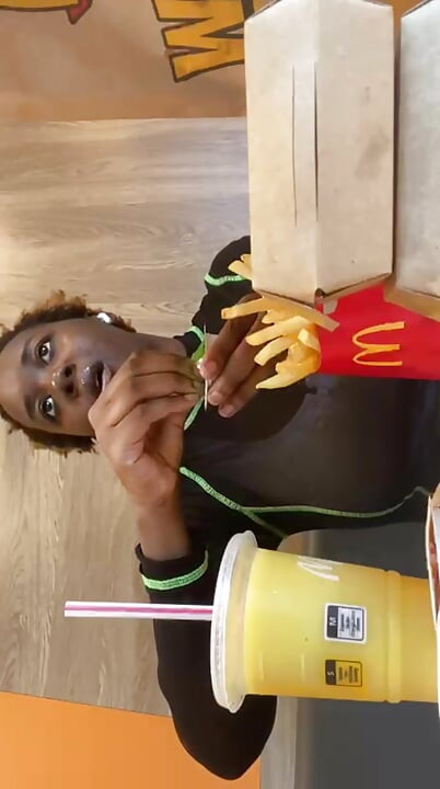 Public McDonald’s Mukbang