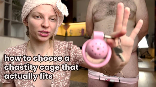 Chastity tutorial – how to choose a chastity cage that actually fits – part 2