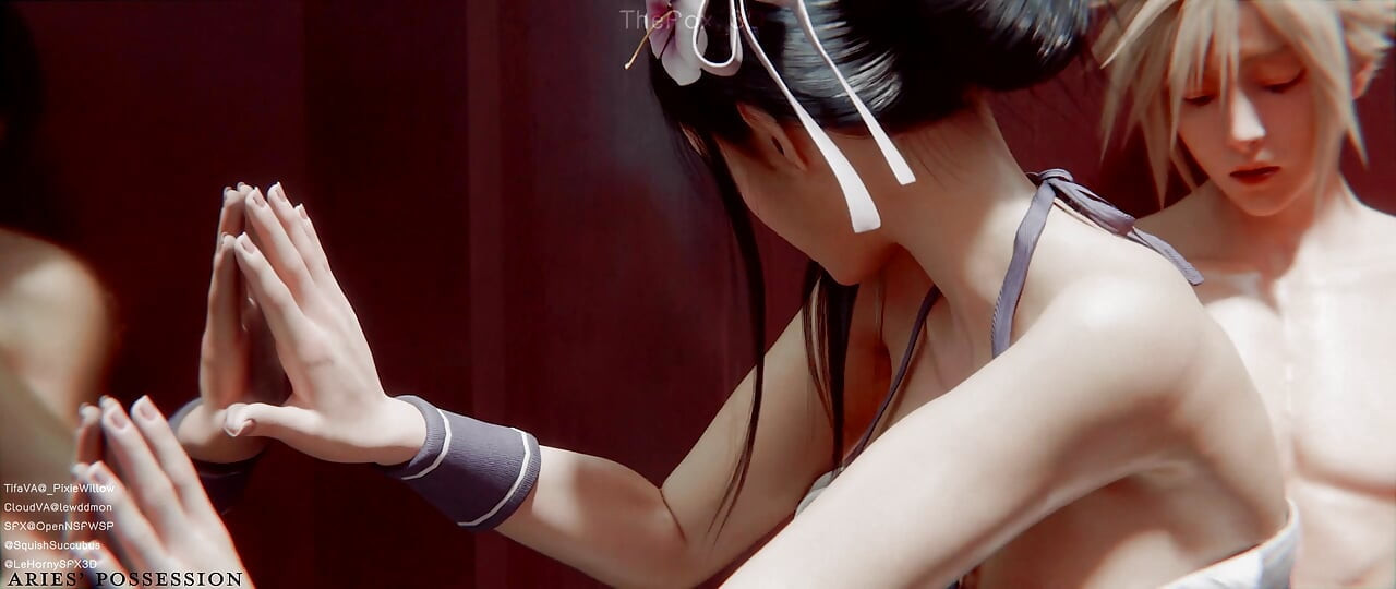 最终幻想 7 Ff7 - Tifa + Aerith All 工作 2025 Wm 全彩色分级 （声音） 由白羊座的拥有动画 3D 成人动漫