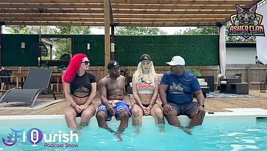 Mrflourish podcast bareng si tamu roxi keogh, gigi patsy dan datjguy di florida