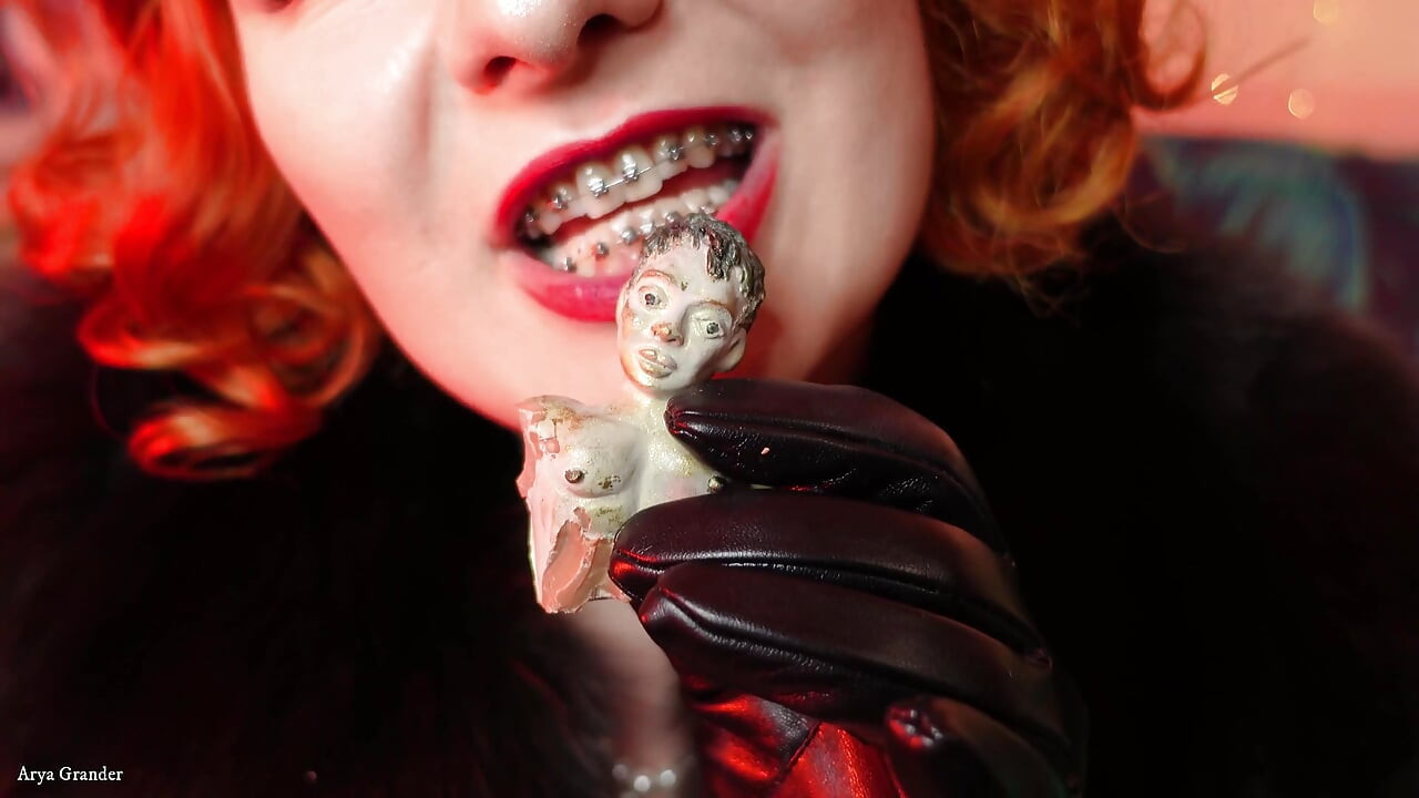 Giantess Devour Fetish Video - Slowly Eating Chocolate Man - Seduce and Dirty Talk