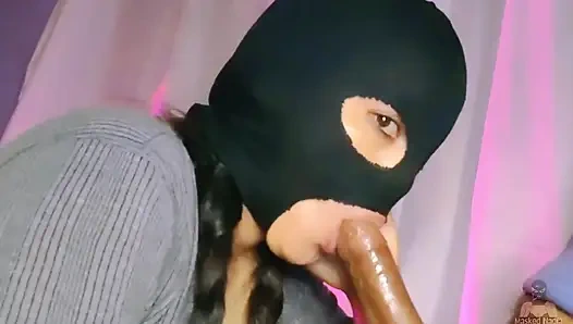 Masked Seductress Makes Him Explode (uncontrolled)