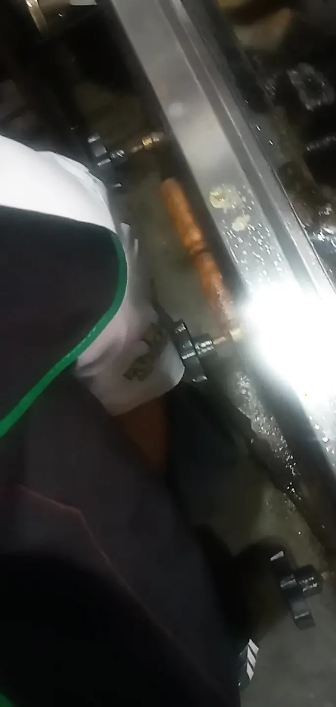 洗碗机吮吸厨师的鸡巴