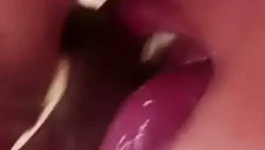 Delicious blowjob with ball sucking included