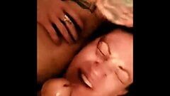 Whore gets loaned out for a face fuck like the perfect slut wife she is.