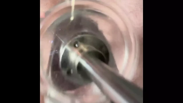 Big Dildo Fucking machine and penis pump equals big cum