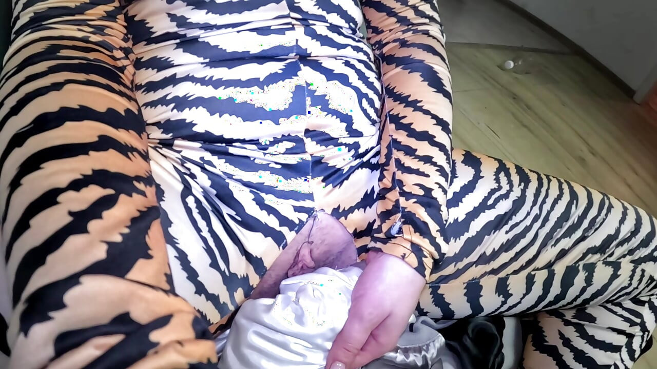 Smoking Fetish, Bomber Jacket Destruction and Dirty Masturbation in a Glossy Nylon Jumpsuit