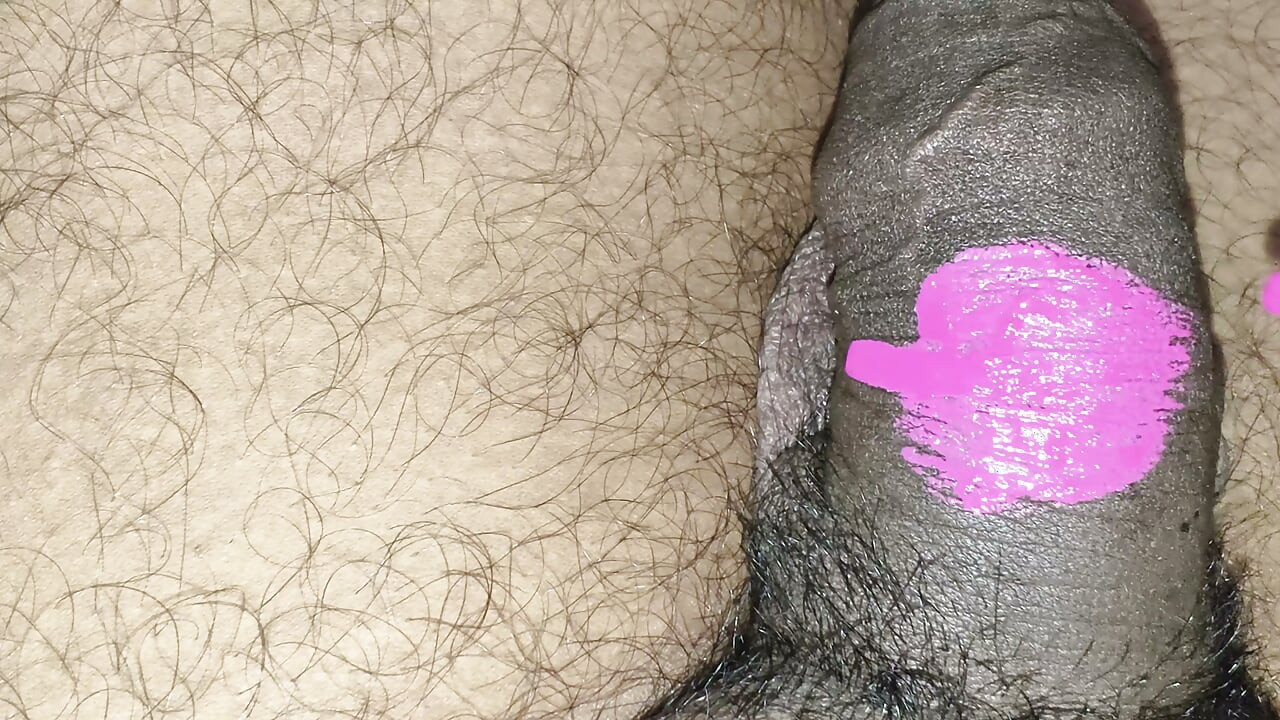 Indian desi boy playing with cock