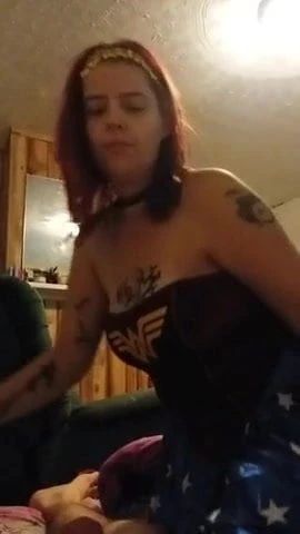 Wonder woman gives great head