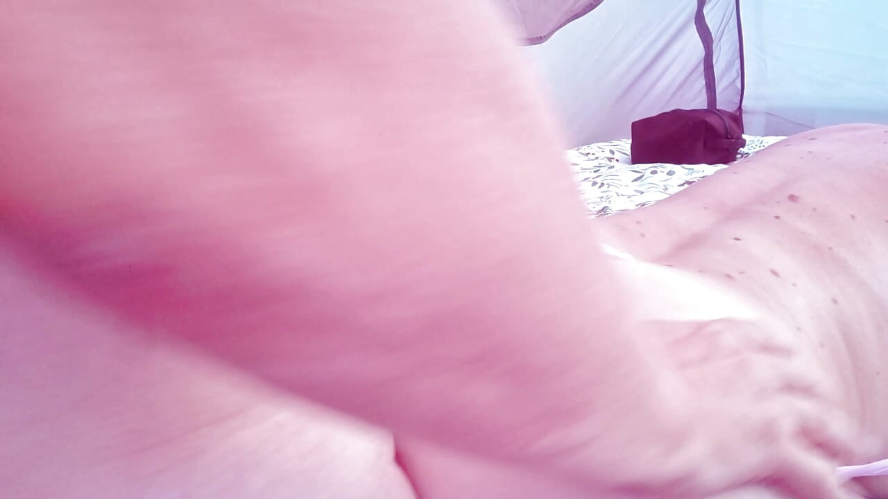 Cuckold Wife's Secret Camping Adventure, horny slut wife and cuckold talking dirty and fucking at tend